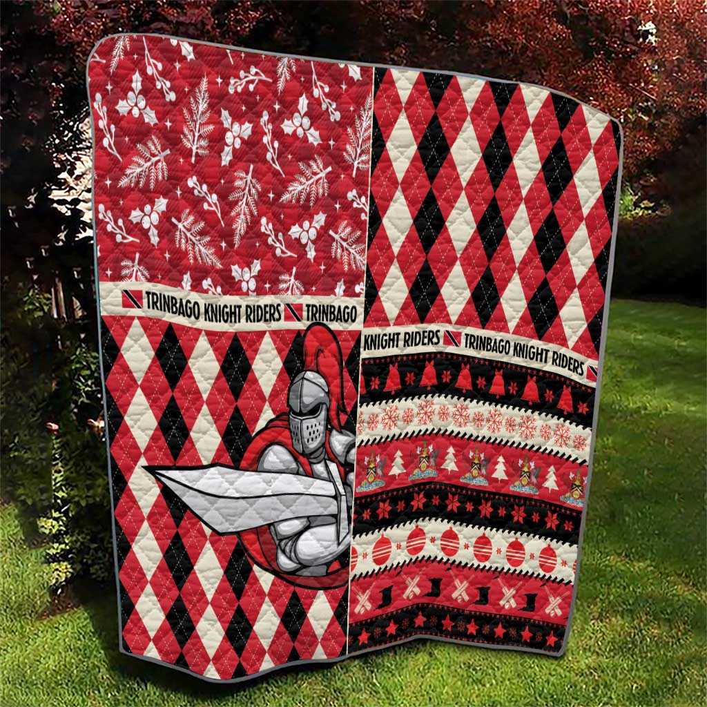 Trinbago Cricket Christmas Quilt Merry Xmas Knight Riders - Wonder Print Shop