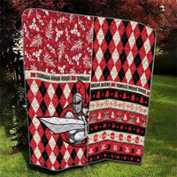 Trinbago Cricket Christmas Quilt Merry Xmas Knight Riders - Wonder Print Shop