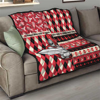 Trinbago Cricket Christmas Quilt Merry Xmas Knight Riders - Wonder Print Shop