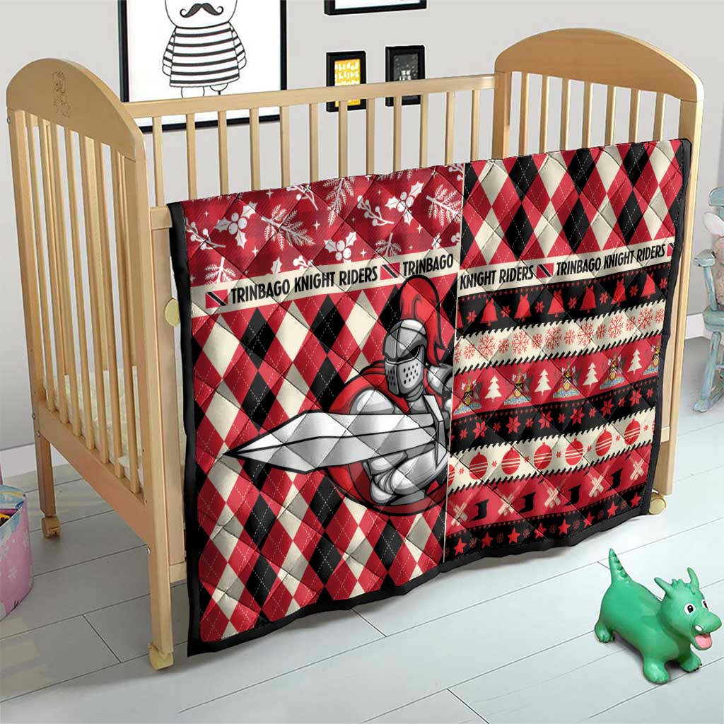 Trinbago Cricket Christmas Quilt Merry Xmas Knight Riders - Wonder Print Shop
