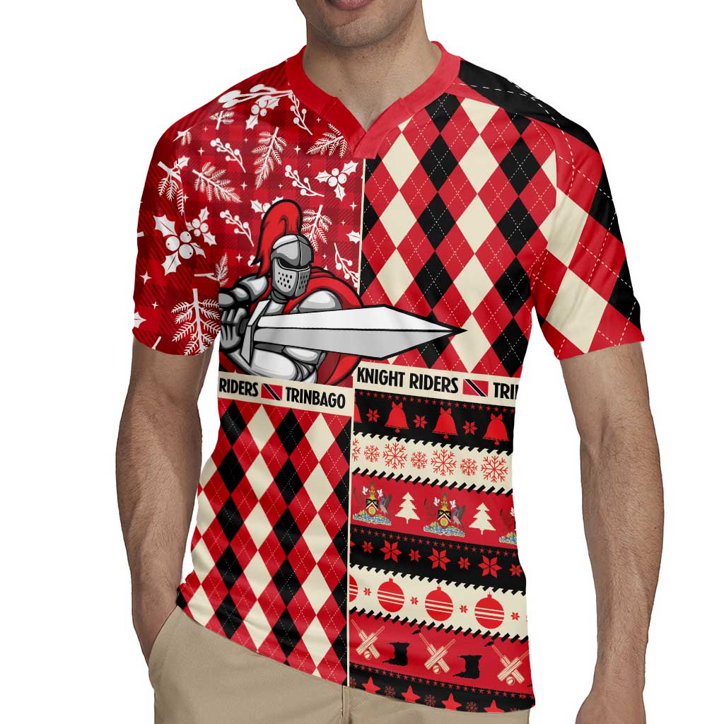Personalized Trinbago Cricket Christmas Rugby Jersey Merry Xmas Knight Riders - Wonder Print Shop