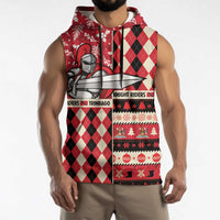 Personalized Trinbago Cricket Christmas Sleeveless Hoodie Merry Xmas Knight Riders - Wonder Print Shop
