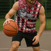 Personalized Trinbago Cricket Christmas Sleeveless Hoodie Merry Xmas Knight Riders - Wonder Print Shop