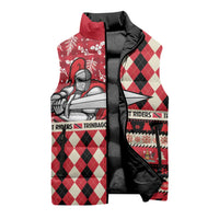 Personalized Trinbago Cricket Christmas Sleeveless Puffer Jacket Merry Xmas Knight Riders - Wonder Print Shop
