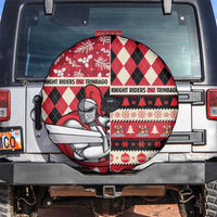 Trinbago Cricket Christmas Spare Tire Cover Merry Xmas Knight Riders - Wonder Print Shop