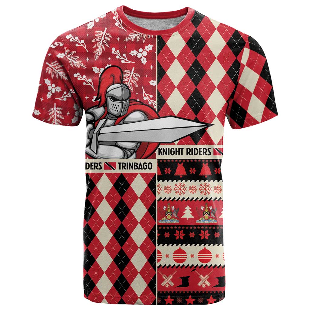 Personalized Trinbago Cricket Christmas T Shirt Merry Xmas Knight Riders - Wonder Print Shop