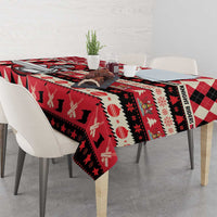 Trinbago Cricket Christmas Tablecloth Merry Xmas Knight Riders - Wonder Print Shop