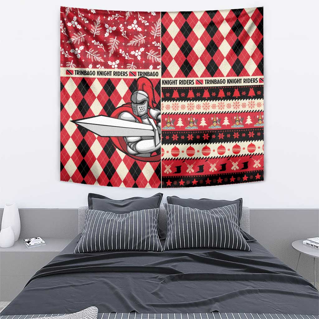 Trinbago Cricket Christmas Tapestry Merry Xmas Knight Riders - Wonder Print Shop