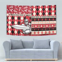Trinbago Cricket Christmas Tapestry Merry Xmas Knight Riders - Wonder Print Shop