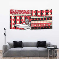 Trinbago Cricket Christmas Tapestry Merry Xmas Knight Riders - Wonder Print Shop