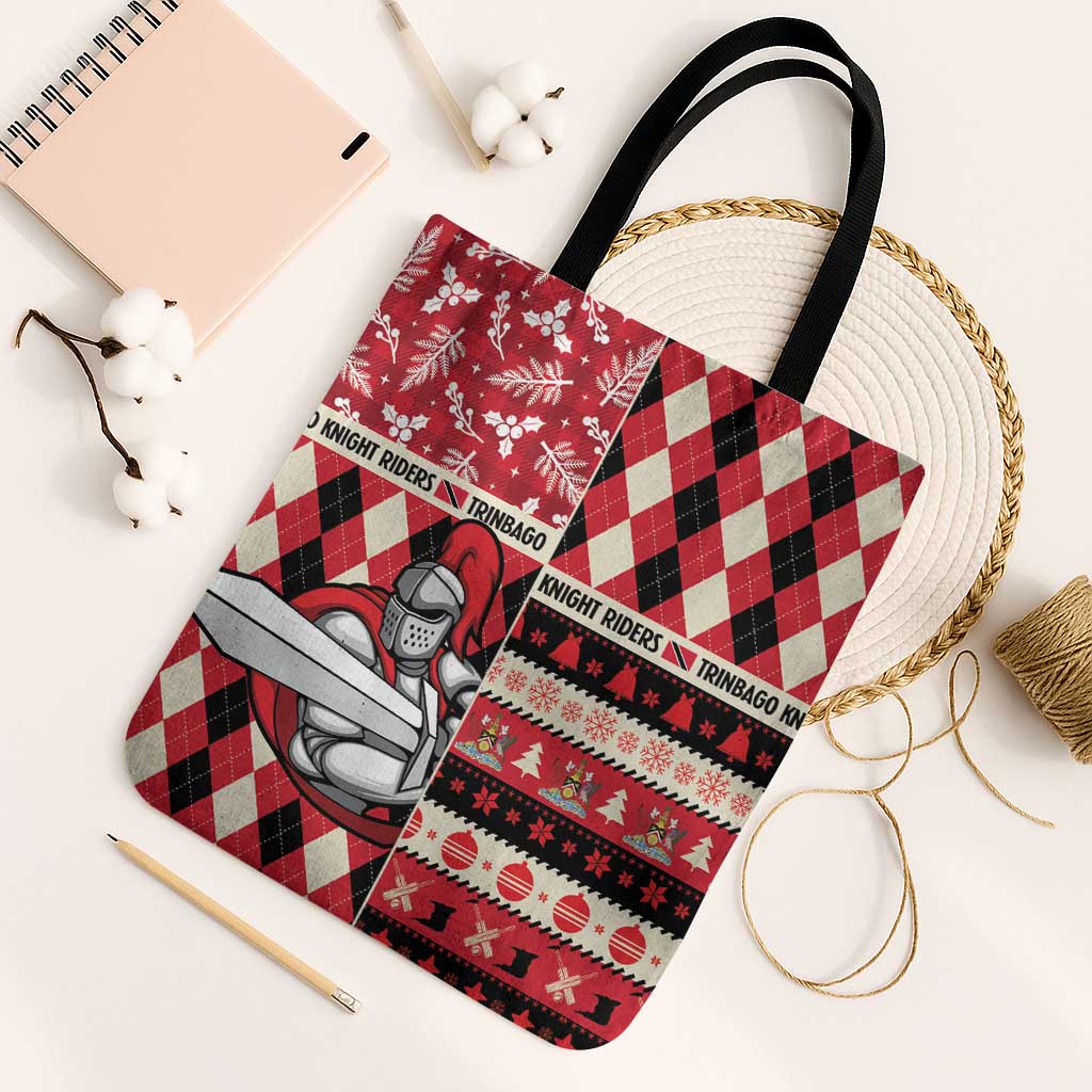 Trinbago Cricket Christmas Tote Bag Merry Xmas Knight Riders - Wonder Print Shop