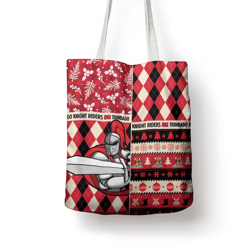 Trinbago Cricket Christmas Tote Bag Merry Xmas Knight Riders - Wonder Print Shop