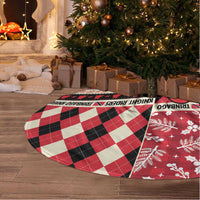 Trinbago Cricket Christmas Tree Skirt Merry Xmas Knight Riders - Wonder Print Shop