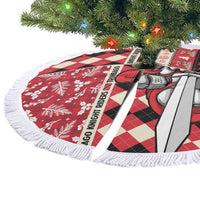 Trinbago Cricket Christmas Tree Skirt Merry Xmas Knight Riders - Wonder Print Shop