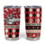 Personalized Trinbago Cricket Christmas Tumbler Cup Merry Xmas Knight Riders - Wonder Print Shop