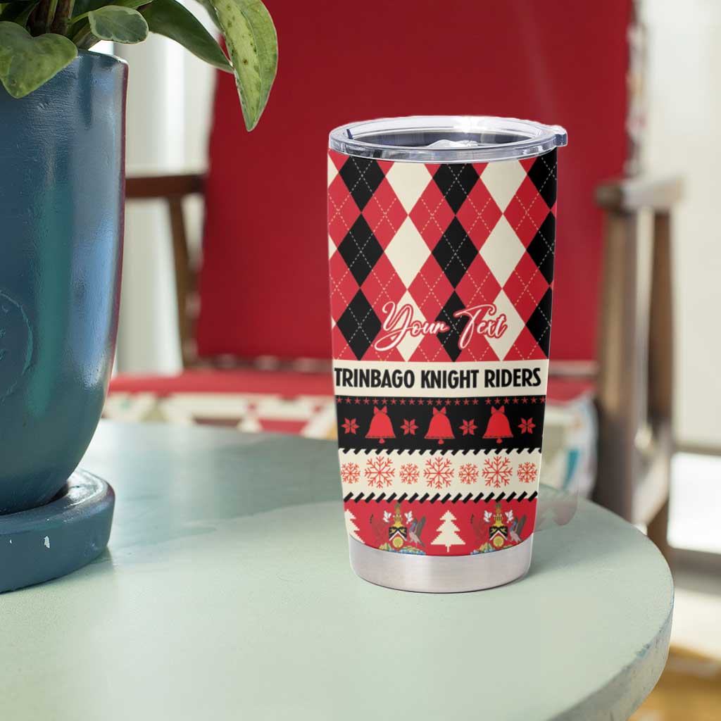 Personalized Trinbago Cricket Christmas Tumbler Cup Merry Xmas Knight Riders - Wonder Print Shop