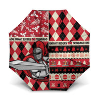 Trinbago Cricket Christmas Umbrella Merry Xmas Knight Riders - Wonder Print Shop