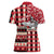 Personalized Trinbago Cricket Christmas Women Polo Shirt Merry Xmas Knight Riders - Wonder Print Shop