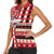 Personalized Trinbago Cricket Christmas Women Sleeveless Polo Shirt Merry Xmas Knight Riders - Wonder Print Shop