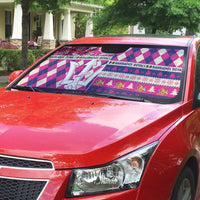 Barbados Cricket Christmas Auto Sun Shade Merry Xmas Royals - Wonder Print Shop