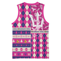 Personalized Barbados Cricket Christmas Basketball Jersey Merry Xmas Royals - Wonder Print Shop