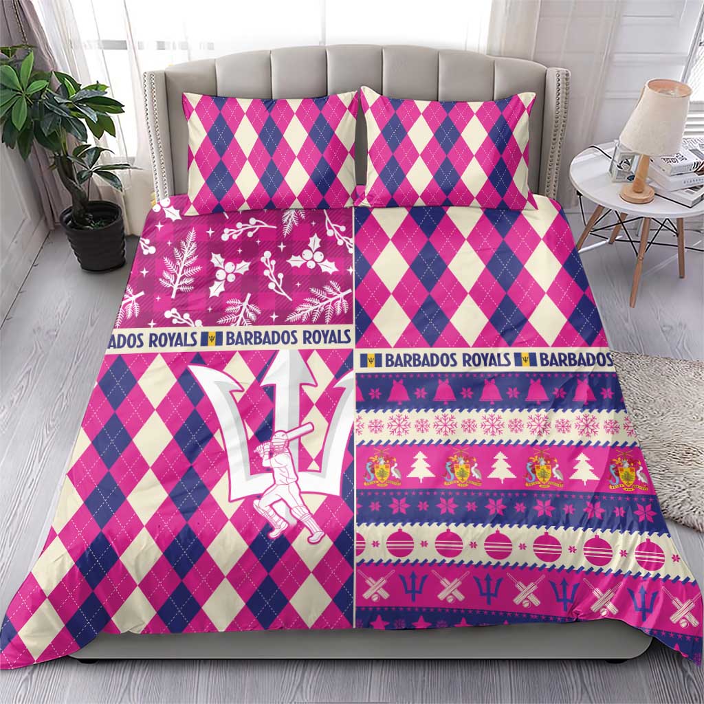 Barbados Cricket Christmas Bedding Set Merry Xmas Royals - Wonder Print Shop