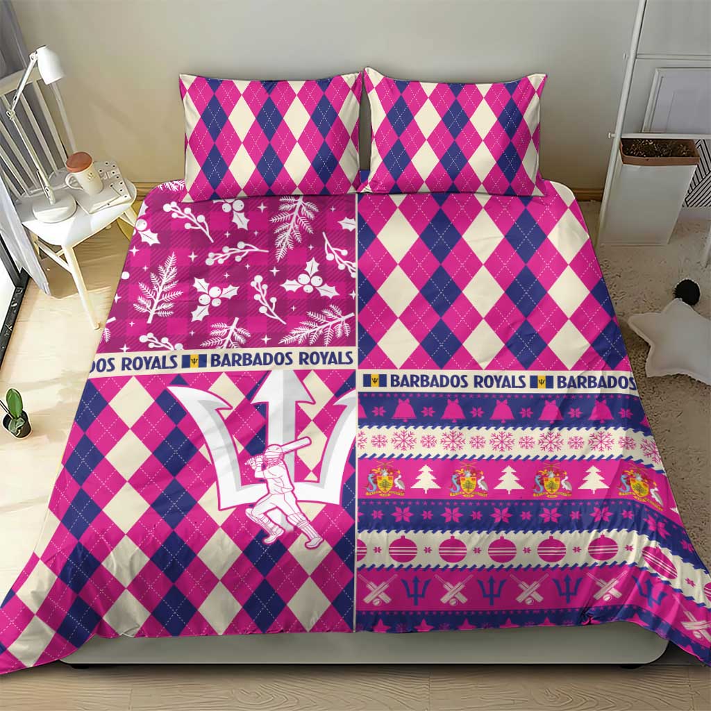 Barbados Cricket Christmas Bedding Set Merry Xmas Royals - Wonder Print Shop