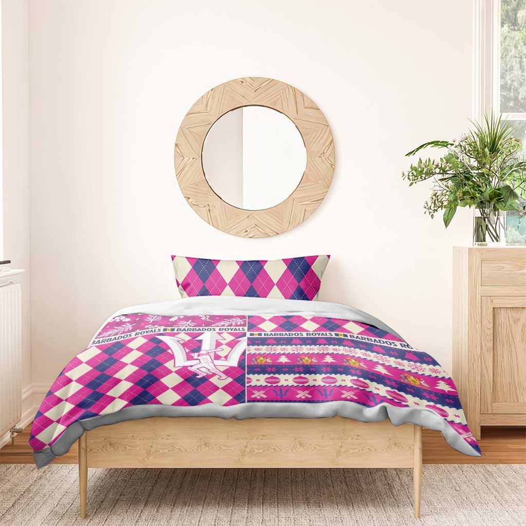 Barbados Cricket Christmas Bedding Set Merry Xmas Royals - Wonder Print Shop