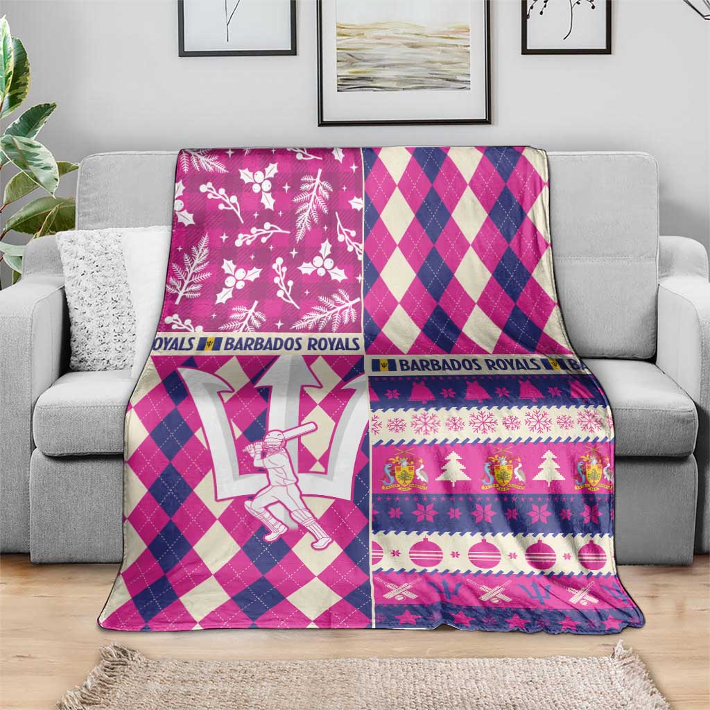 Barbados Cricket Christmas Blanket Merry Xmas Royals - Wonder Print Shop