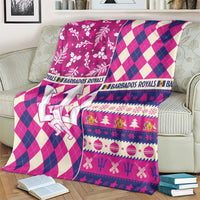Barbados Cricket Christmas Blanket Merry Xmas Royals - Wonder Print Shop
