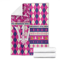 Barbados Cricket Christmas Blanket Merry Xmas Royals - Wonder Print Shop