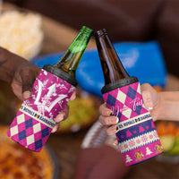 Personalized Barbados Cricket Christmas 4 in 1 Can Cooler Tumbler Merry Xmas Royals - Wonder Print Shop