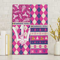 Barbados Cricket Christmas Canvas Wall Art Merry Xmas Royals - Wonder Print Shop