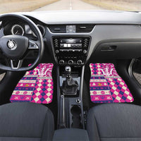 Personalized Barbados Cricket Christmas Car Mats Merry Xmas Royals - Wonder Print Shop