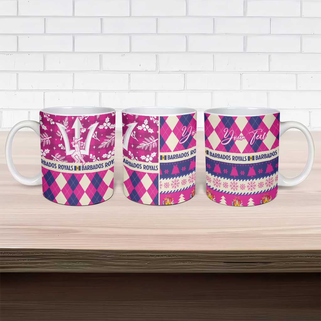 Personalized Barbados Cricket Christmas Ceramic Mug Merry Xmas Royals - Wonder Print Shop