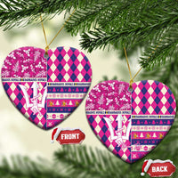 Personalized Barbados Cricket Christmas Ceramic Ornament Merry Xmas Royals - Wonder Print Shop