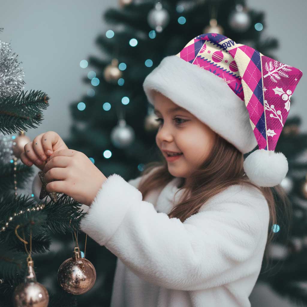 Personalized Barbados Cricket Christmas Santa Hat Merry Xmas Royals - Wonder Print Shop