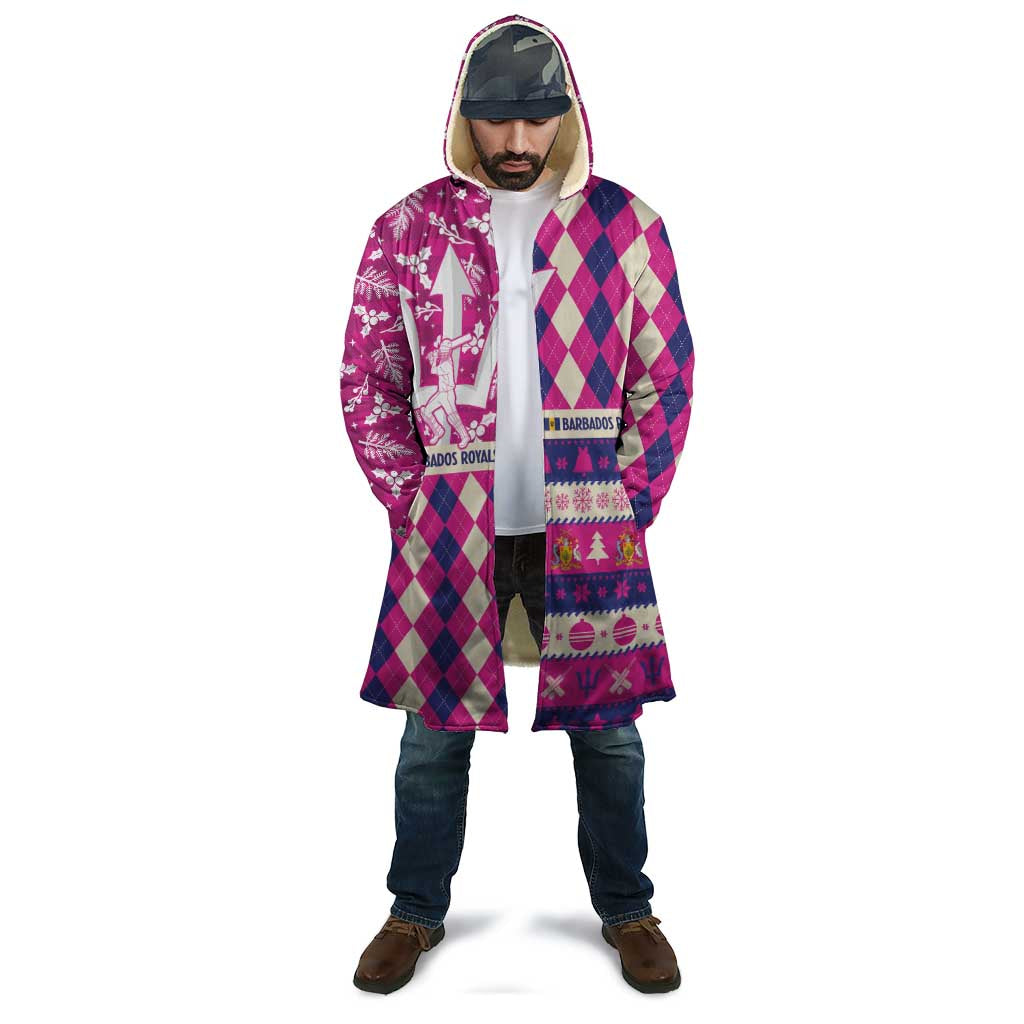 Personalized Barbados Cricket Christmas Cloak Merry Xmas Royals - Wonder Print Shop