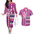 Personalized Barbados Cricket Christmas Couples Matching Off The Shoulder Long Sleeve Dress and Hawaiian Shirt Merry Xmas Royals - Wonder Print Shop