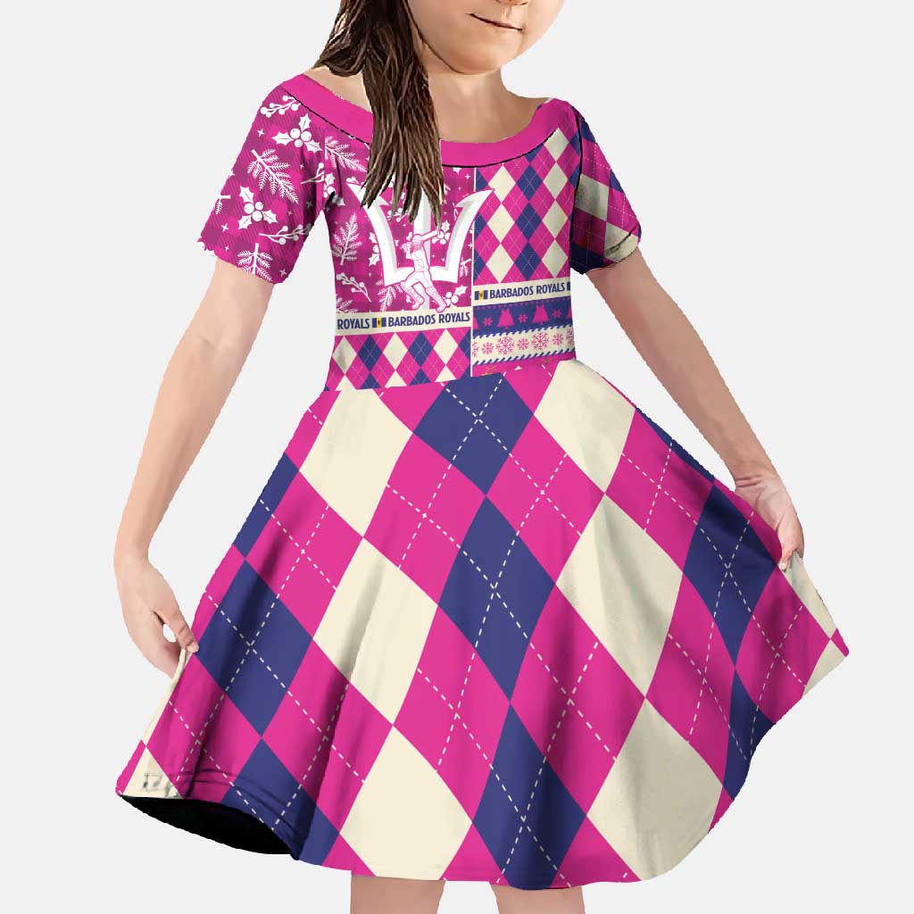 Personalized Barbados Cricket Christmas Family Matching Mermaid Dress and Hawaiian Shirt Merry Xmas Royals - Wonder Print Shop