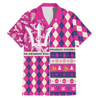 Personalized Barbados Cricket Christmas Family Matching Mermaid Dress and Hawaiian Shirt Merry Xmas Royals - Wonder Print Shop