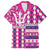 Personalized Barbados Cricket Christmas Family Matching Off The Shoulder Long Sleeve Dress and Hawaiian Shirt Merry Xmas Royals - Wonder Print Shop