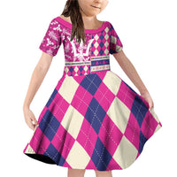 Personalized Barbados Cricket Christmas Family Matching Off Shoulder Short Dress and Hawaiian Shirt Merry Xmas Royals - Wonder Print Shop