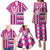 Personalized Barbados Cricket Christmas Family Matching Puletasi and Hawaiian Shirt Merry Xmas Royals - Wonder Print Shop