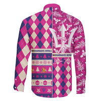 Personalized Barbados Cricket Christmas Family Matching Puletasi and Hawaiian Shirt Merry Xmas Royals - Wonder Print Shop