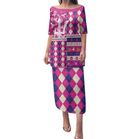 Personalized Barbados Cricket Christmas Family Matching Puletasi and Hawaiian Shirt Merry Xmas Royals - Wonder Print Shop