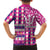 Personalized Barbados Cricket Christmas Family Matching Short Sleeve Bodycon Dress and Hawaiian Shirt Merry Xmas Royals - Wonder Print Shop