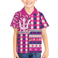 Personalized Barbados Cricket Christmas Family Matching Short Sleeve Bodycon Dress and Hawaiian Shirt Merry Xmas Royals - Wonder Print Shop