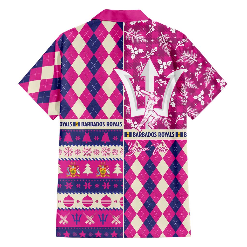 Personalized Barbados Cricket Christmas Family Matching Summer Maxi Dress and Hawaiian Shirt Merry Xmas Royals - Wonder Print Shop