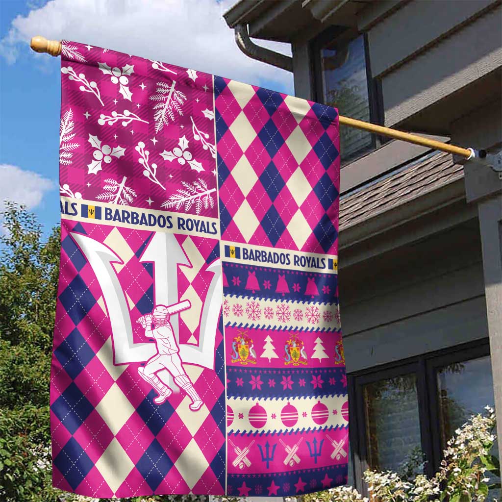 Barbados Cricket Christmas Garden Flag Merry Xmas Royals - Wonder Print Shop